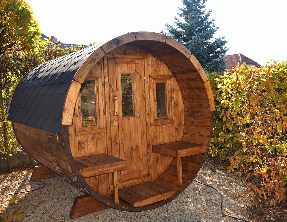 Sudová sauna v zahradě